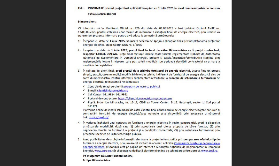 Cine oferă cel mai mic preț la curent după 1 iulie? Descoperă furnizorii avantajoși pentru consumatori pe piața liberă!