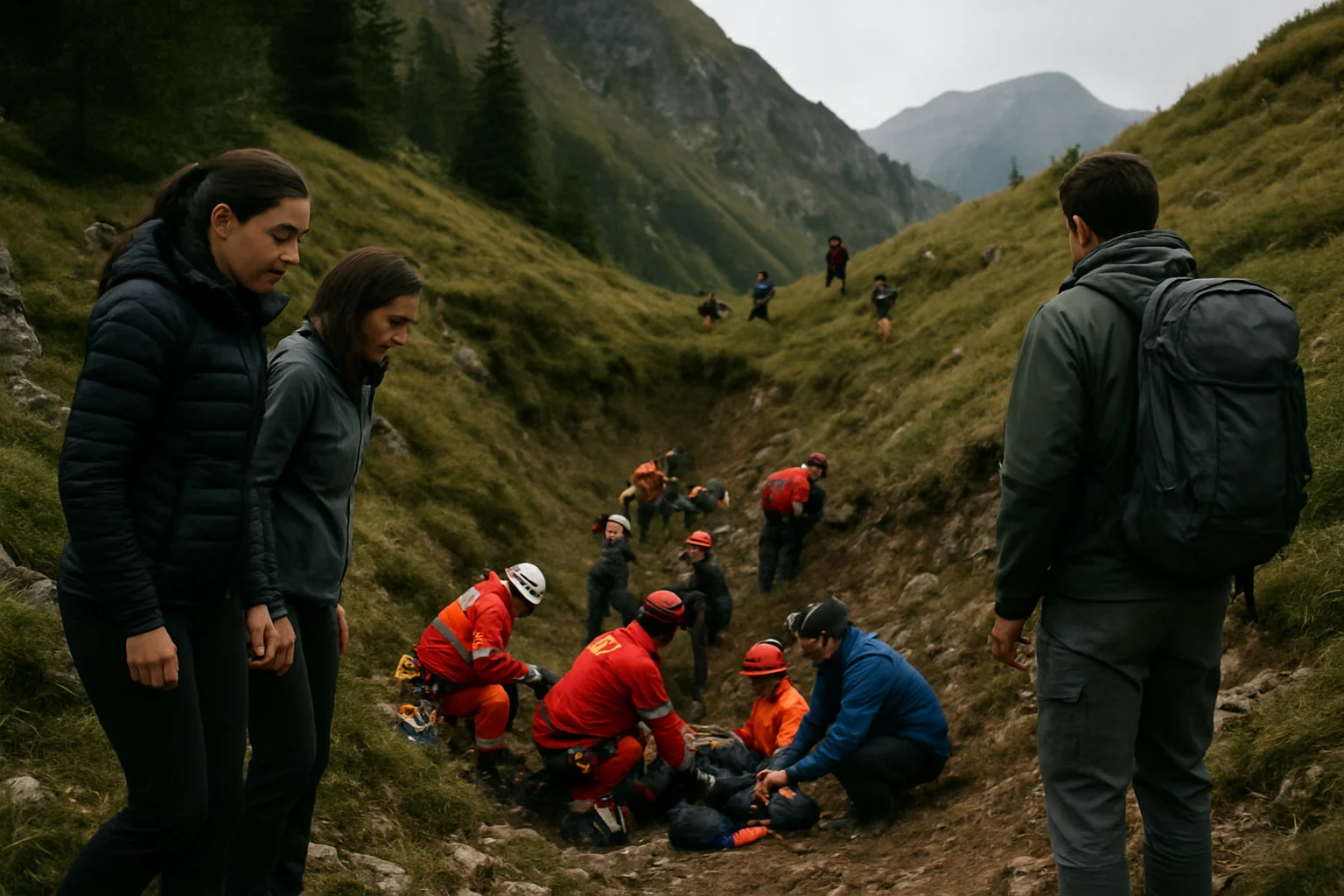 Accident grav la Transilvania 100: Opt persoane căzute în râpă