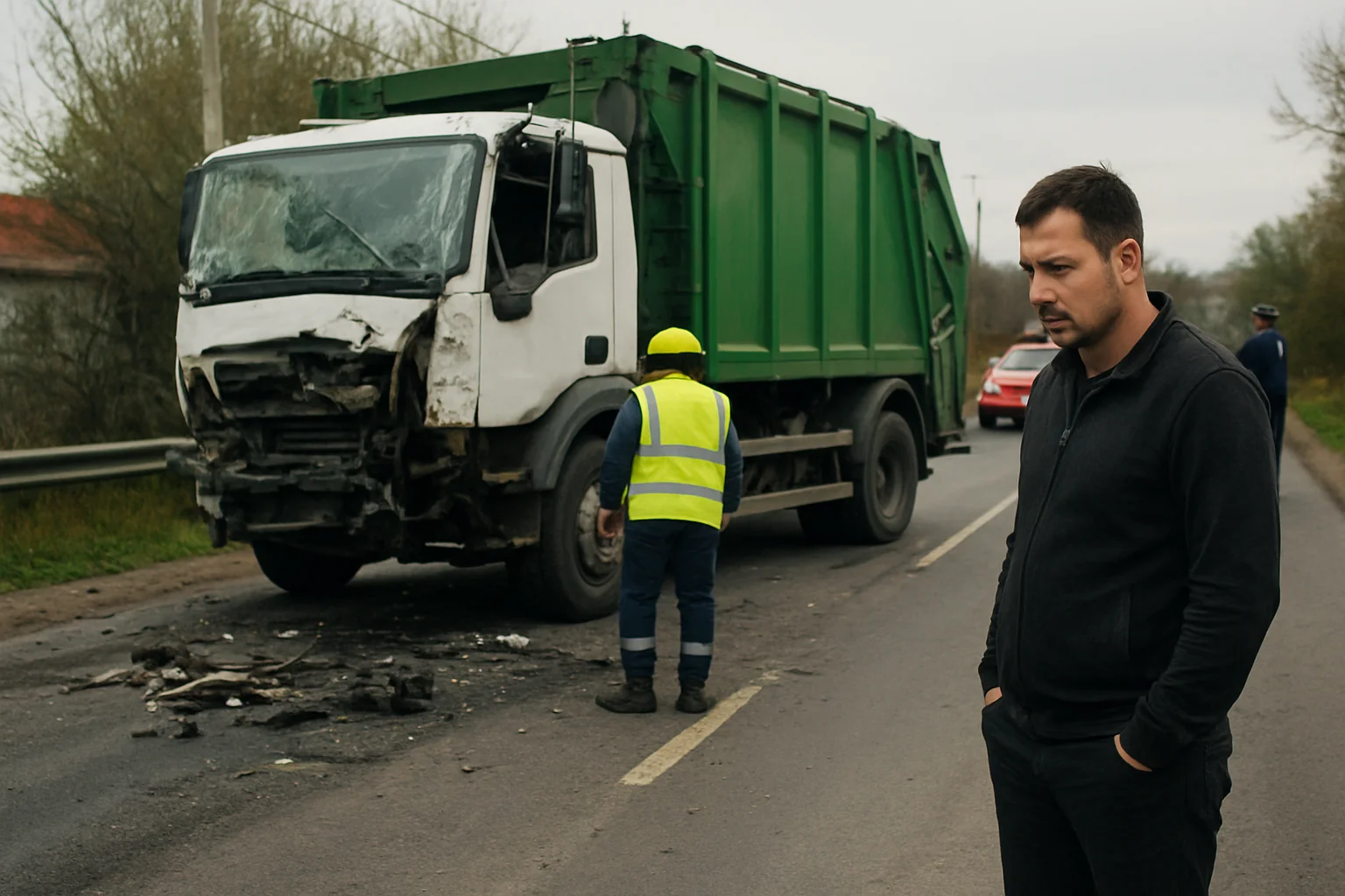 Accident mortal la Valea Călugărească: Angajat salubrizare decedat