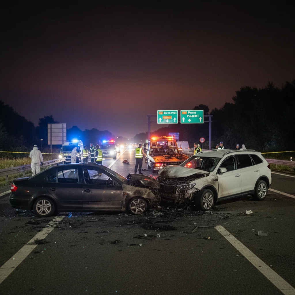 Accident mortal noaptea trecută la ieșirea din București spre Ploiești
