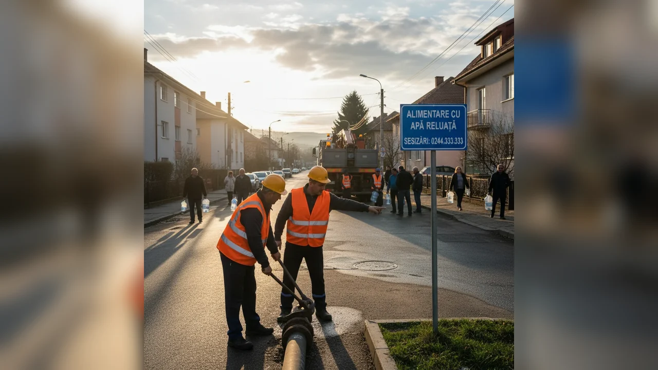 Alimentarea cu apă în Câmpina a fost reluată – Numere de contact pentru sesizarea problemelor