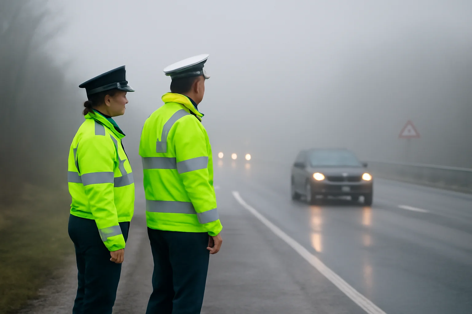 Avertizare de ceață și carosabil umed pe rutele spre Ploiești, anunțată de Centrul Infotrafic