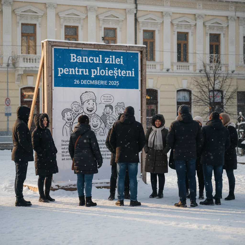 Bancul zilei pentru ploieșteni pe 26 decembrie 2025