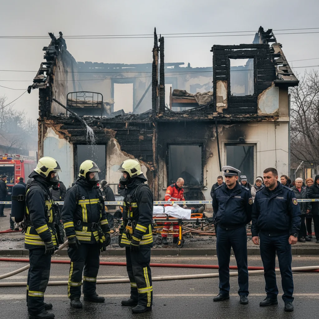 Bărbat de 70 de ani moare într-un incendiu la locuința sa din Ploiești, pe strada Mihai Bravu