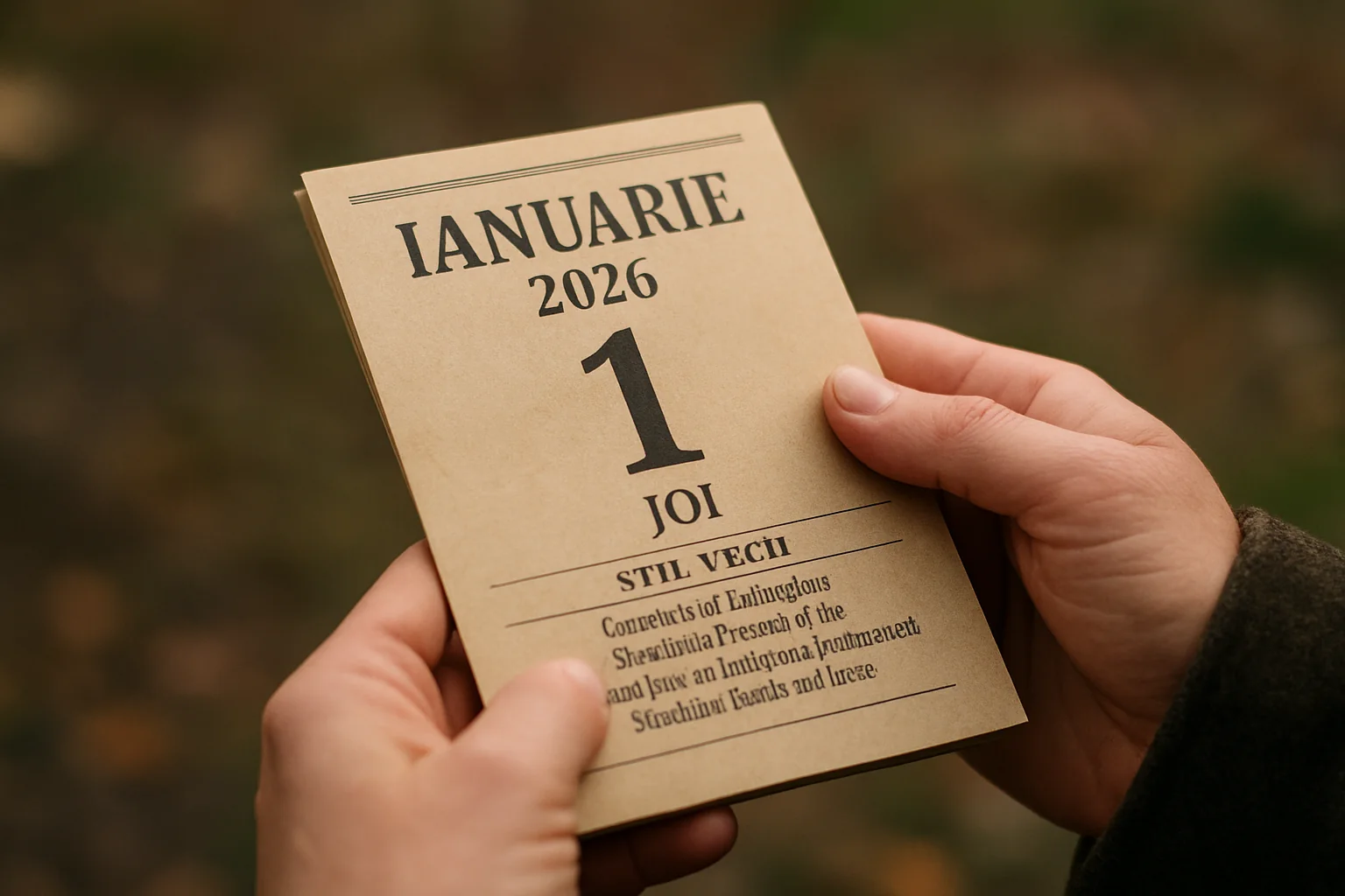 Calendar ortodox – 1 ianuarie 2026