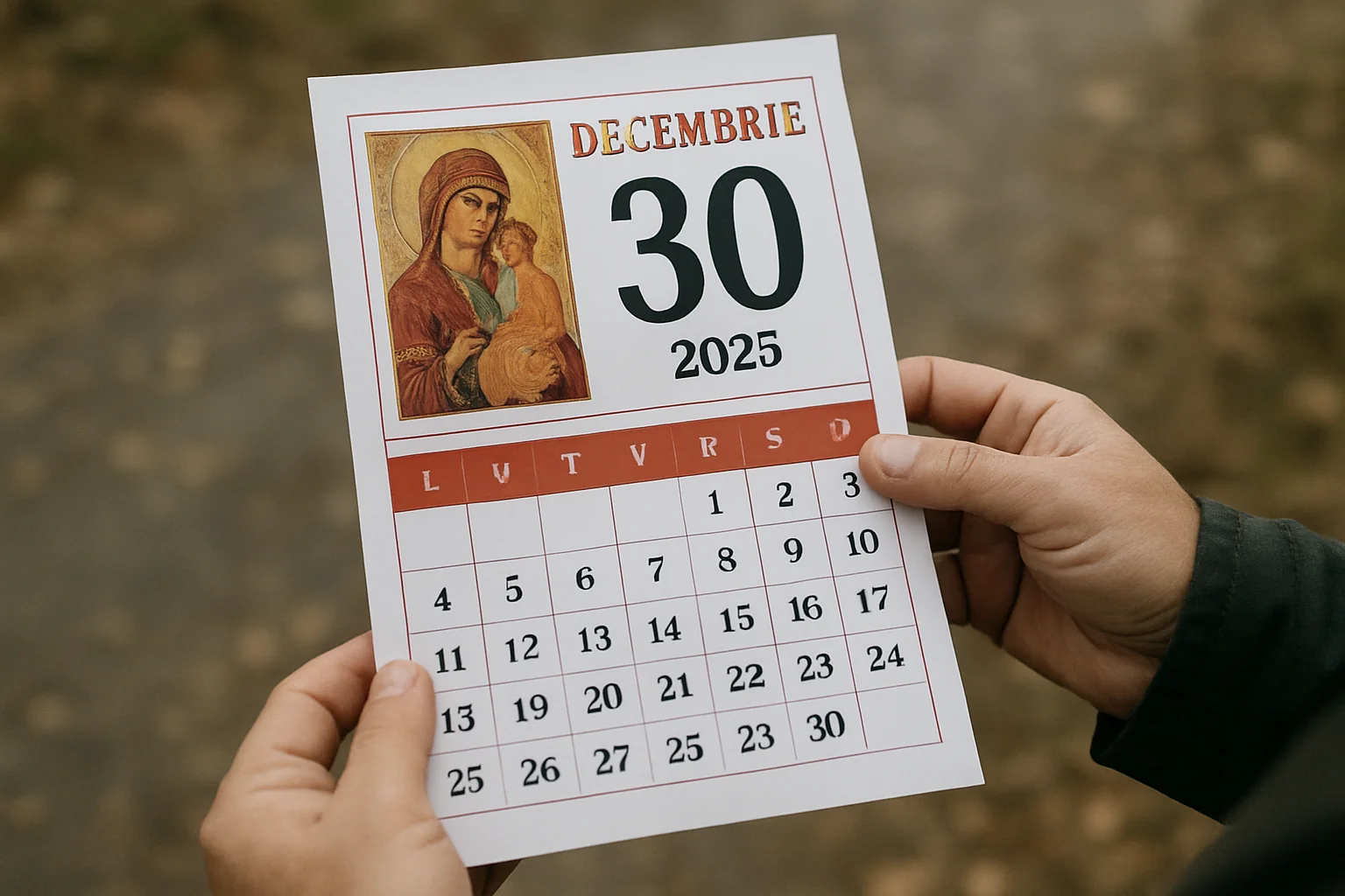Calendar ortodox – 2025-12-30