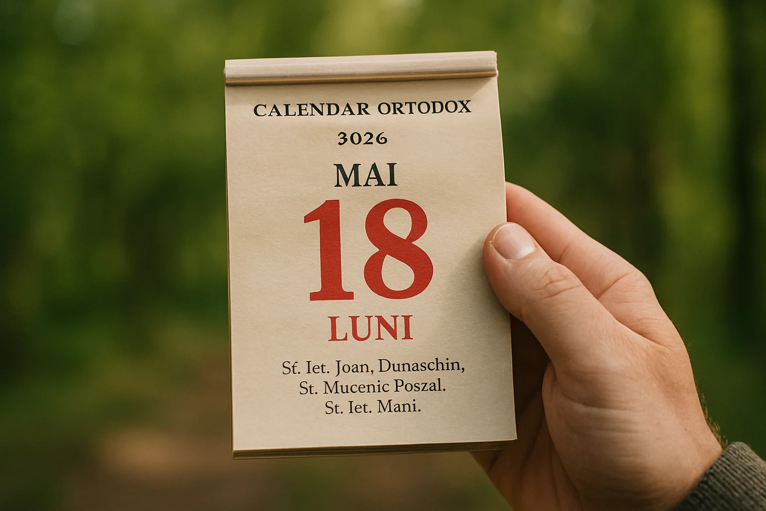 Calendar ortodox – 2026-05-18
