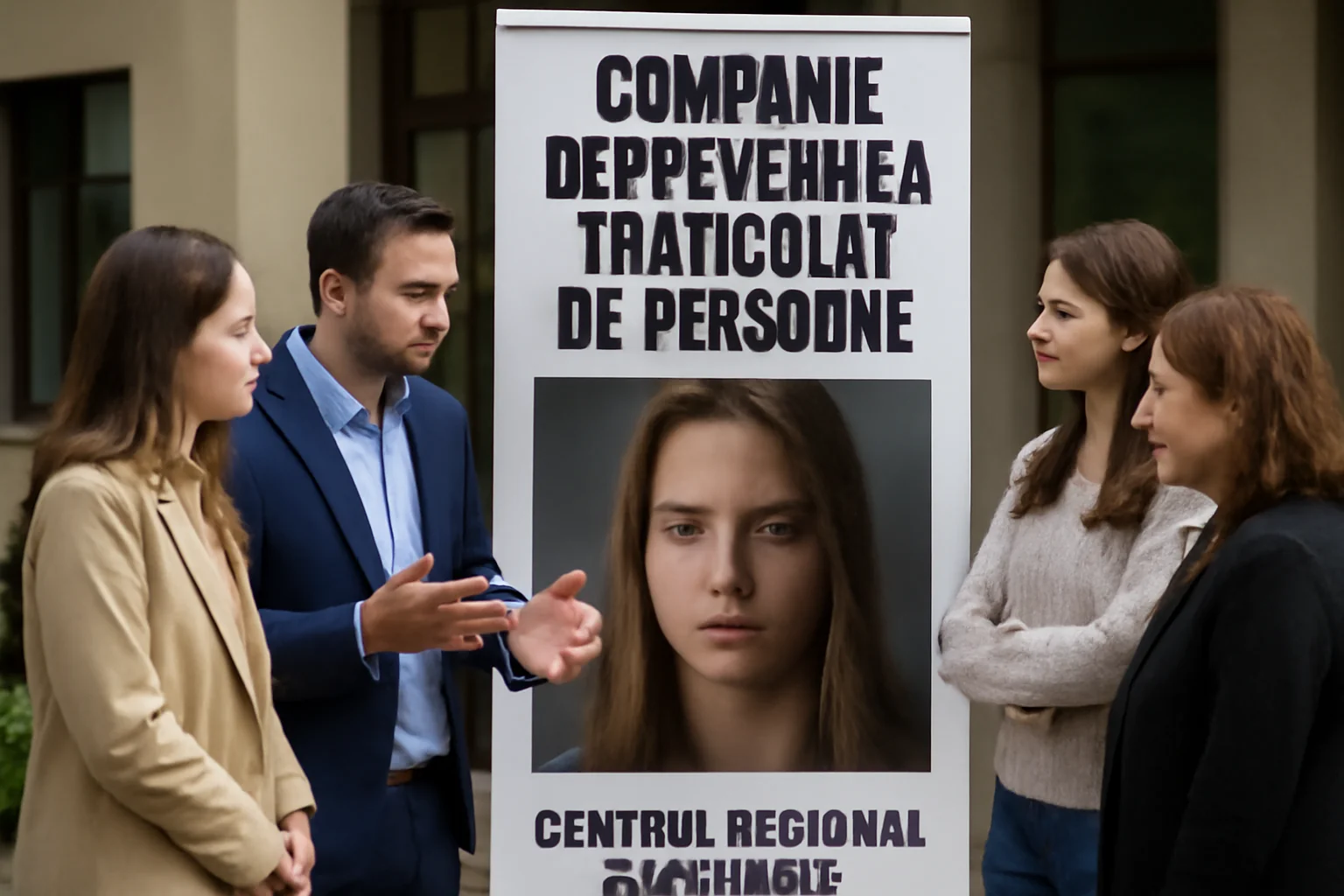 Campanie de prevenire a traficului de persoane derulată de Centrul Regional Ploiești în județul Prahova