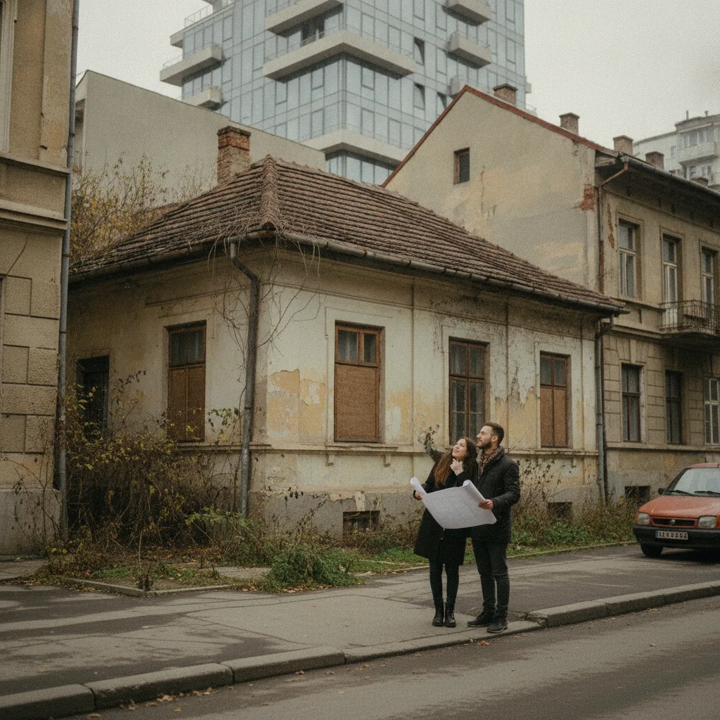 Casă de 17 mp cu teren de 92 mp, scoasă la vânzare cu 65.000 € în București