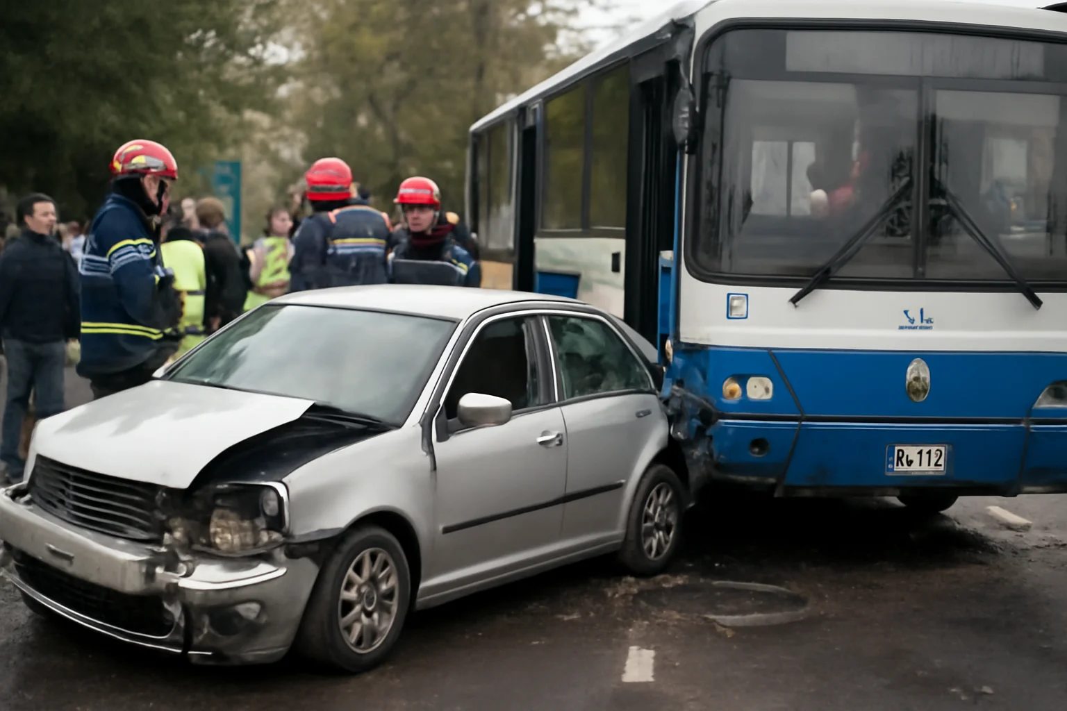 Cinci persoane rănite într-un accident între autoturism și troleibuz în Ploiești