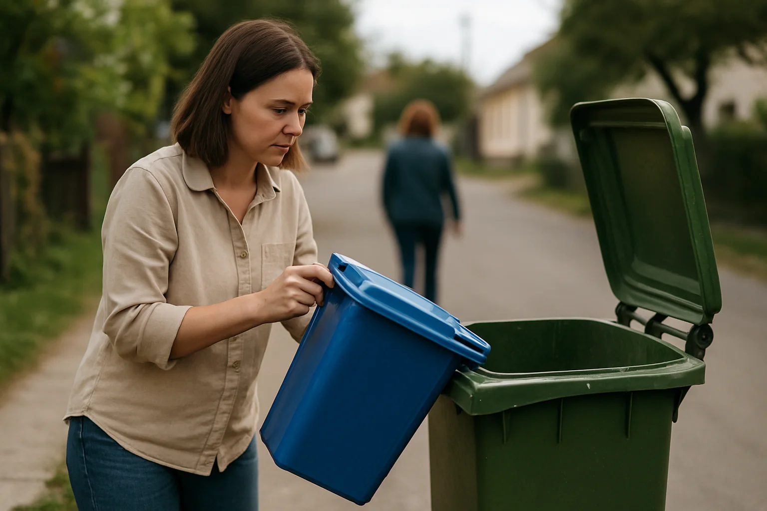Colectare deșeuri reciclabile în Beclean pe 27 mai 2026