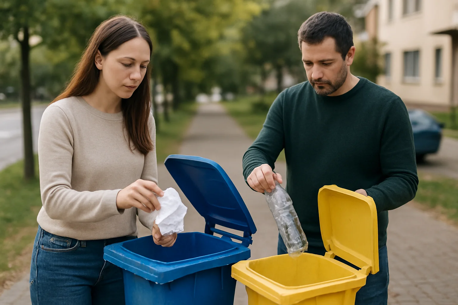 Colectare hârtie și plastic în Dumbrăvița pe 29 mai 2026