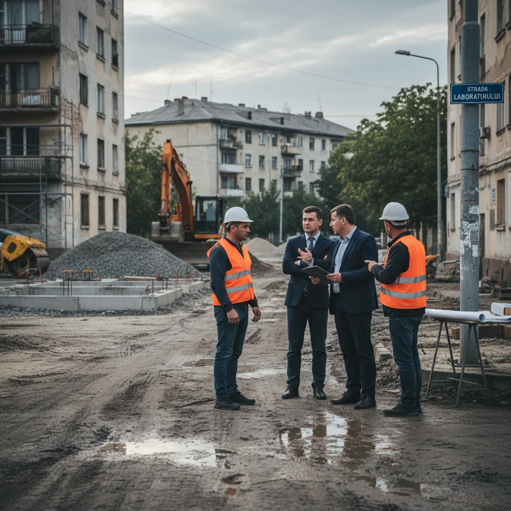 Constructorul străzii Laboratorului din Ploiești oferă explicații despre stadiul șantierului