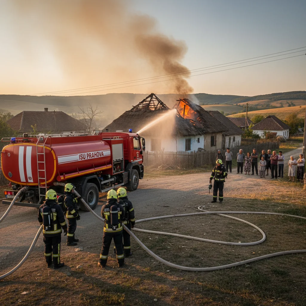 Cum intervine în caz de incendiu în localitățile fără apă potabilă