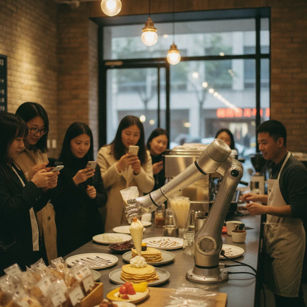 Dairy Queen a deschis în Shanghai primul restaurant cu robot care prepară deserturi