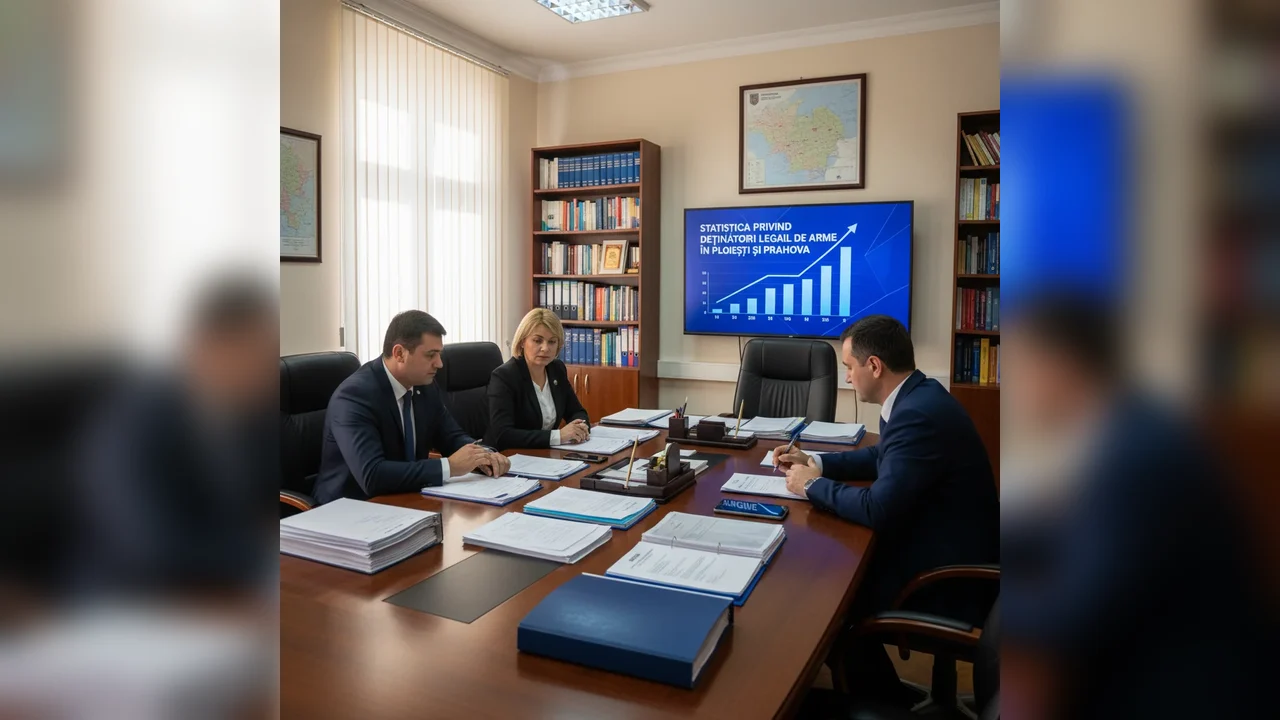 Date oficiale: aproape 2.500 de deținători legali de arme în Ploiești și Prahova