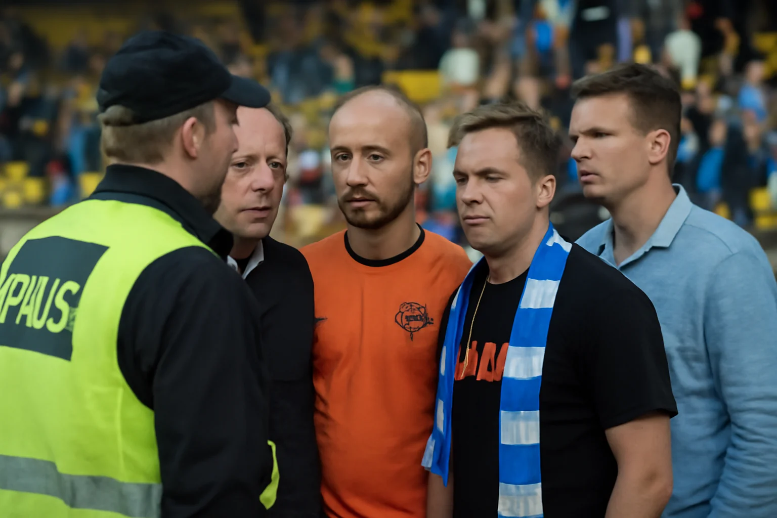 Doi suporteri olandezi amendați la un meci de fotbal din Ploiești