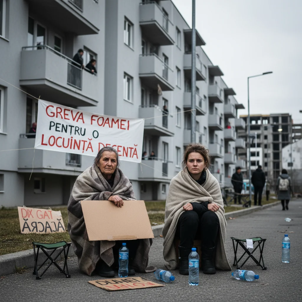 Două femei din Ploiești au declanșat greva foamei din cauza nemulțumirilor legate de locuințele sociale primite