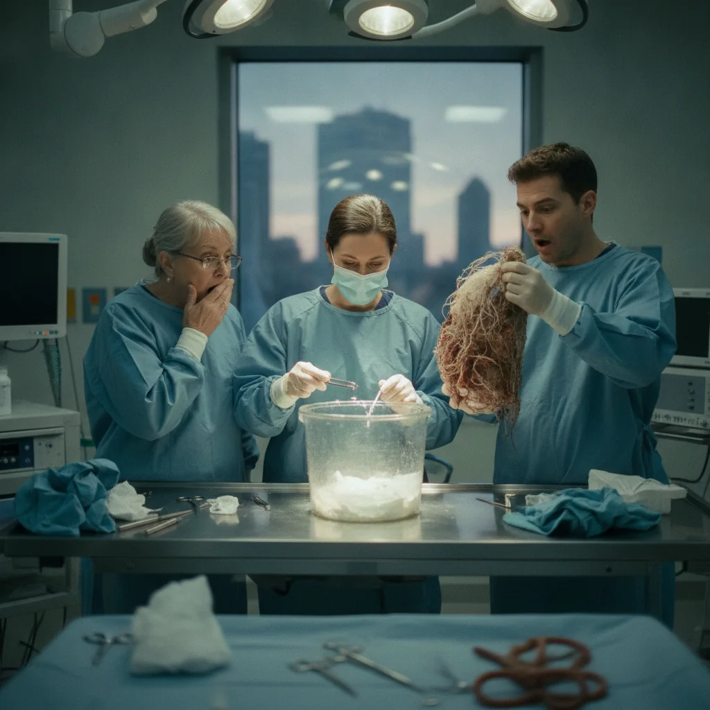 Femeie din Dâmbovița, operată de urgență după 4 ani cu o pensă în abdomen