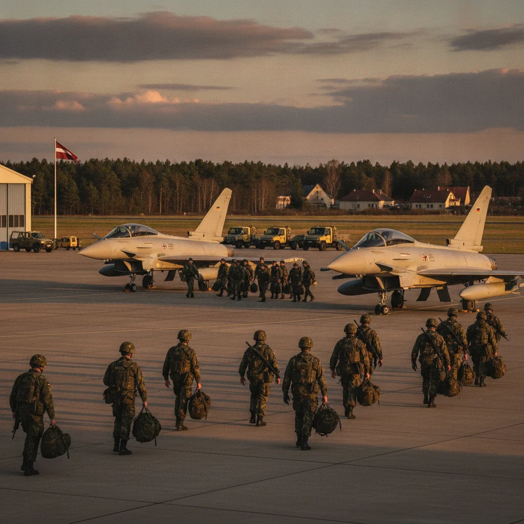 Germania trimite Eurofightere în Letonia pentru securitatea aeriană la alegeri