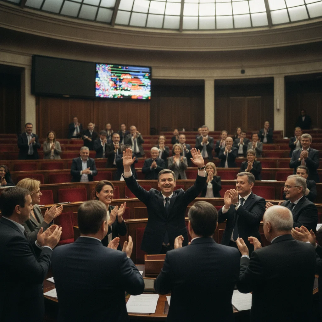 Guvernul Luca Niculescu a trecut de Parlament cu 280 de voturi