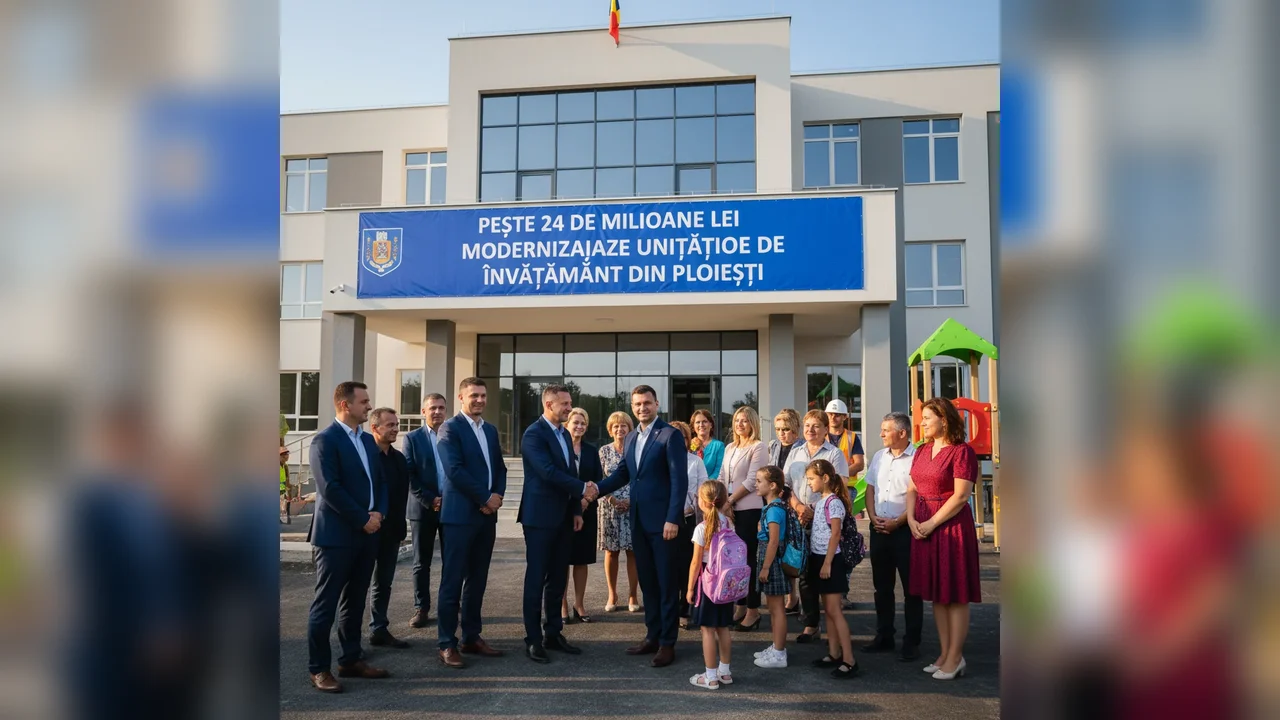 Investiții de peste 24 de milioane de lei în modernizarea unităților de învățământ din Ploiești