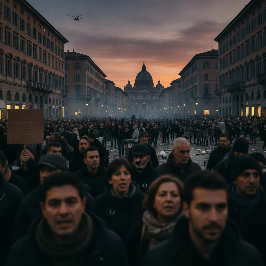 Italia, proteste cu impact în orașe: magazine închise la Torino