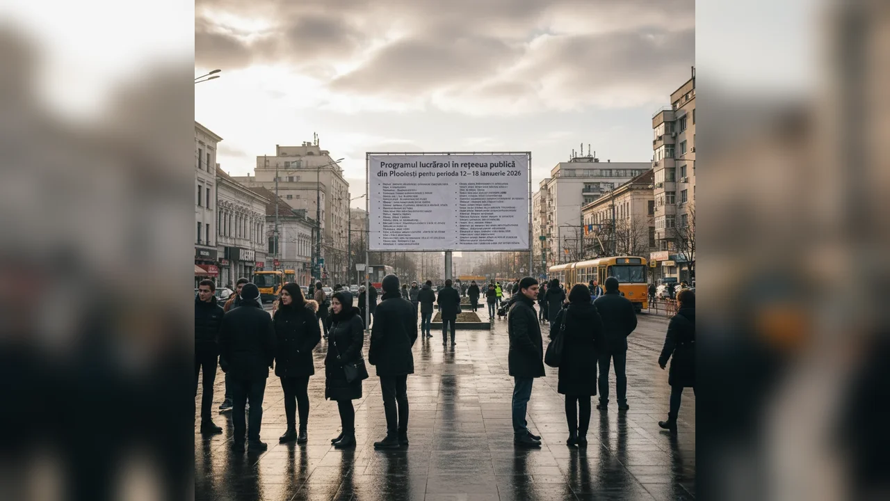Lucrări programate în rețeaua publică din Ploiești în perioada 12–18 ianuarie 2026