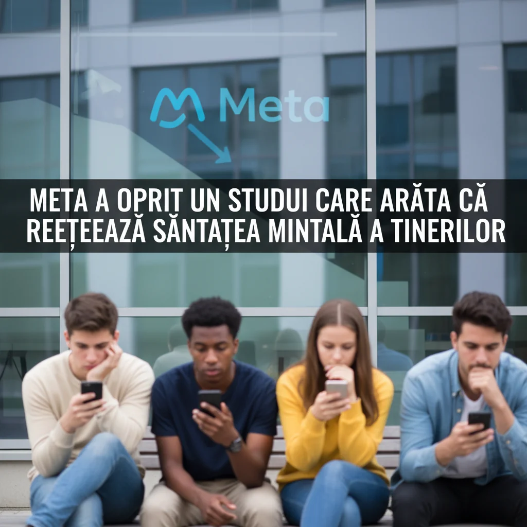Meta oprește un studiu care evidențiază impactul rețelelor sociale asupra sănătății mintale a tinerilor