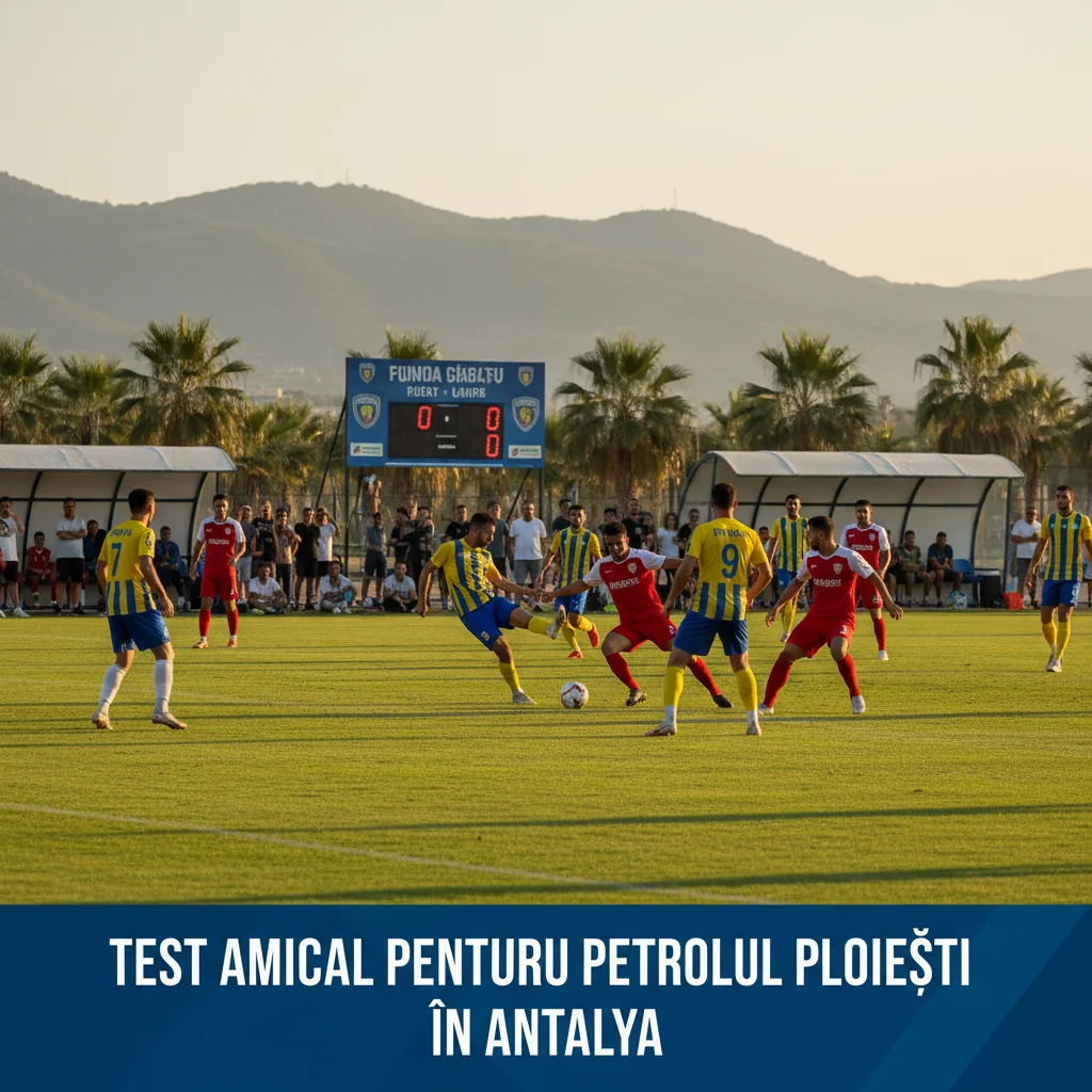 Petrolul Ploiești anunță un nou meci de verificare în Antalya cu Fatih Karagümrük