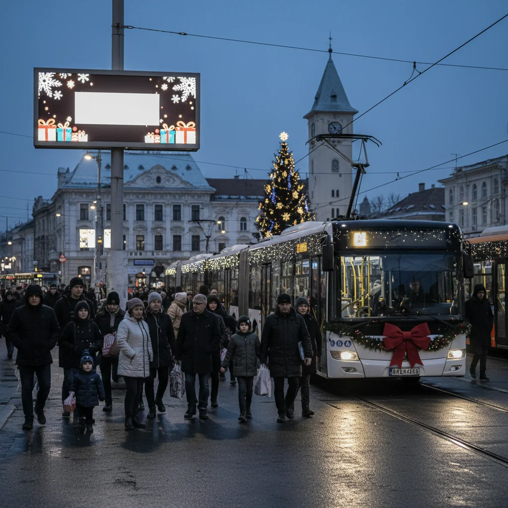 Program special de sărbători pentru transportul public în Ploiești anunțat de primărie