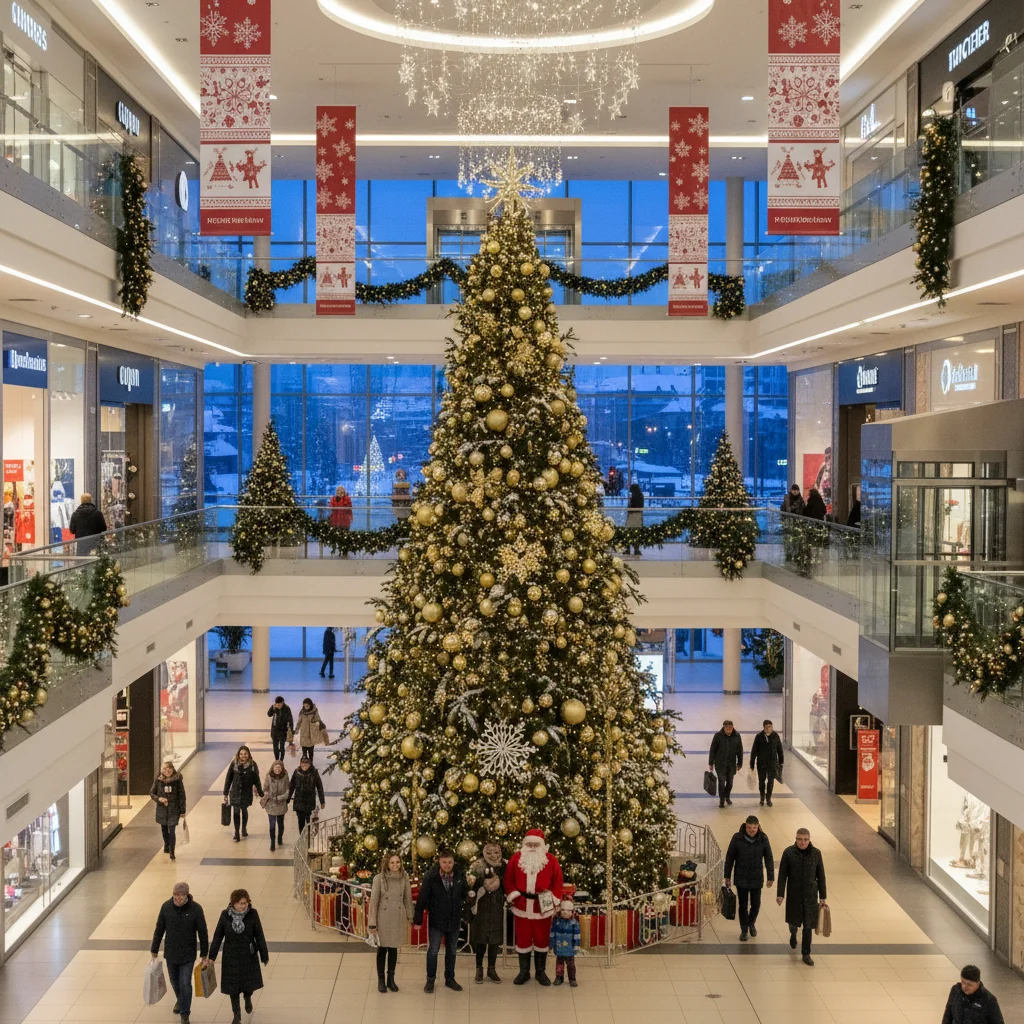 Programul mall-urilor din Ploiești în perioada Crăciunului și Revelionului