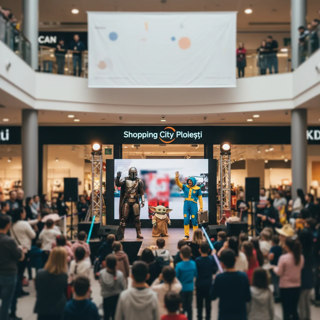 Proiecție specială Star Wars la Shopping City Ploiești cu Gami
