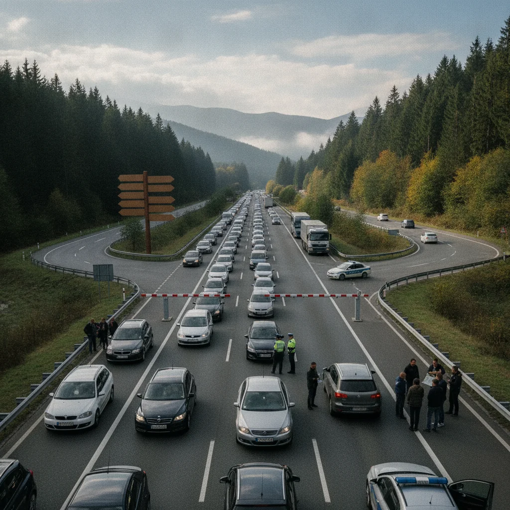 Puchenii Moșneni: DN 1 se închide pe 20 octombrie, între 00:00 și 04:00