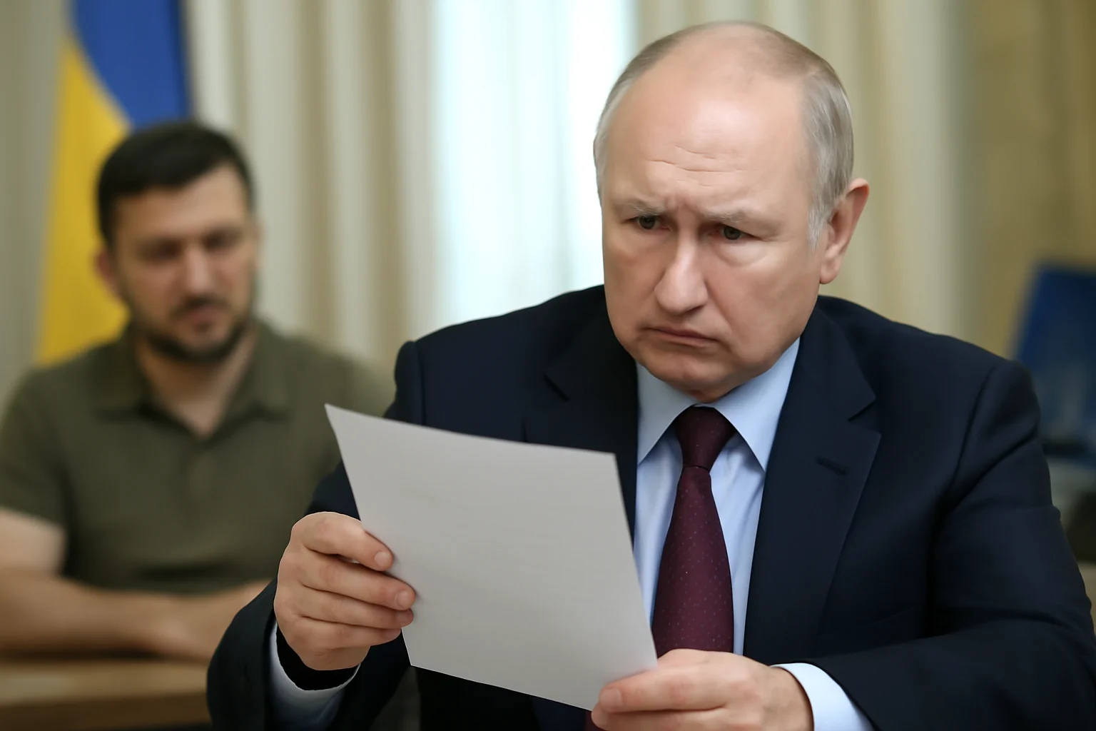 Putin refuză să semneze acordul de pace cu Ucraina
