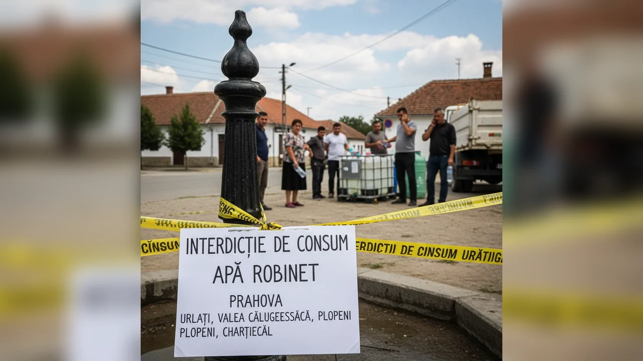 Restricții la consumul apei de la robinet în Ploiești și alte localități din Prahova