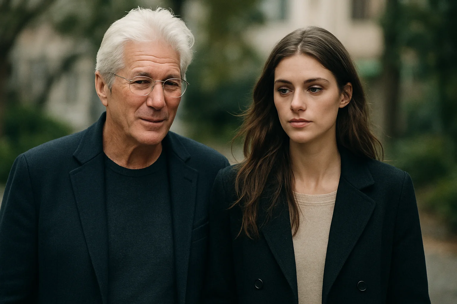 Richard Gere și Diana Silvers, imagini din noul film