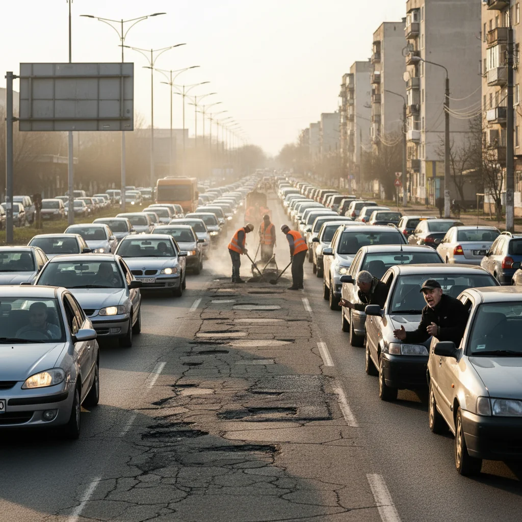 șoferii protestează