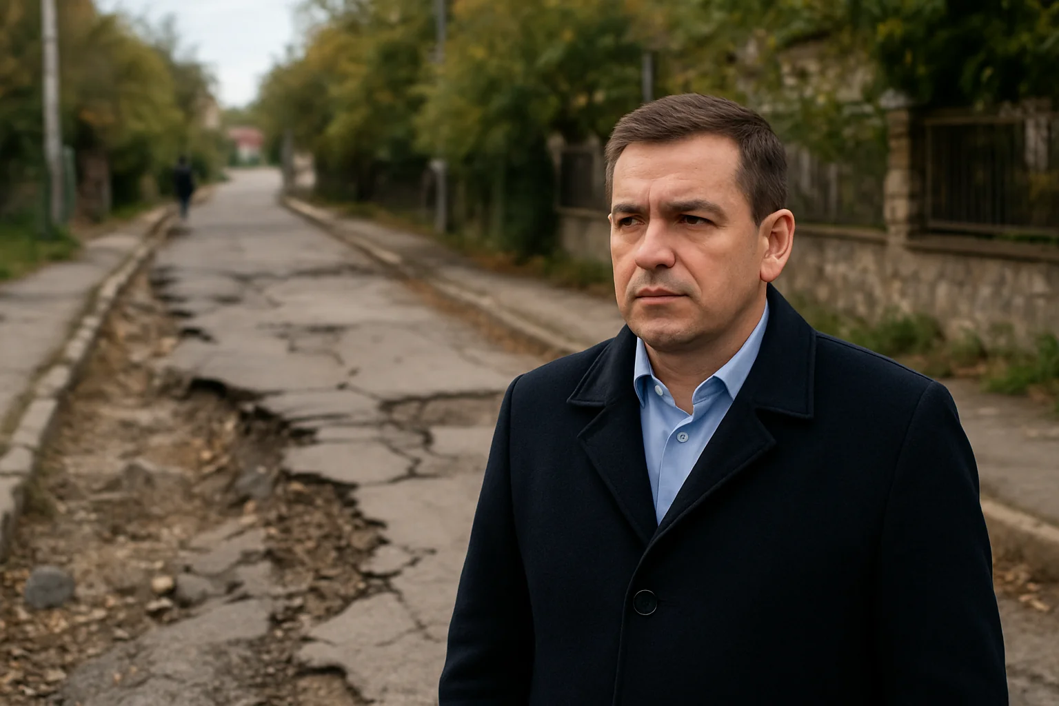 Strada Minerva în pericol de surpare, necesară reabilitare urgentă