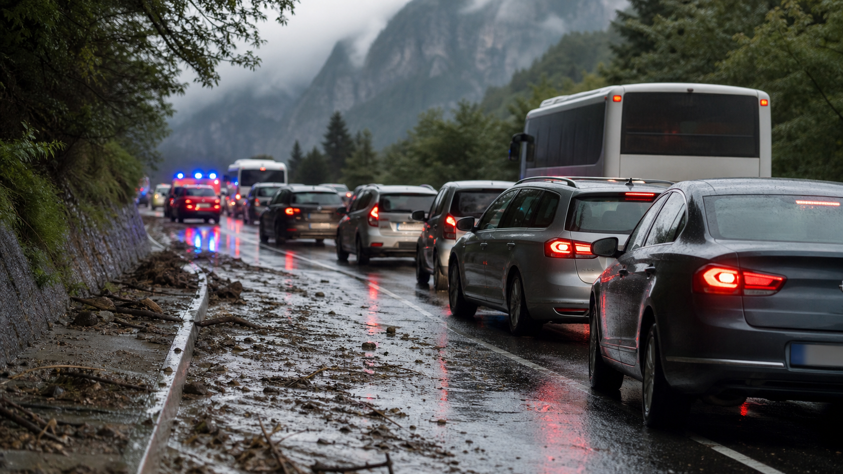 Trafic îngreunat pe Valea Prahovei după viituri: ce trebuie să știe ploieștenii care pleacă spre munte