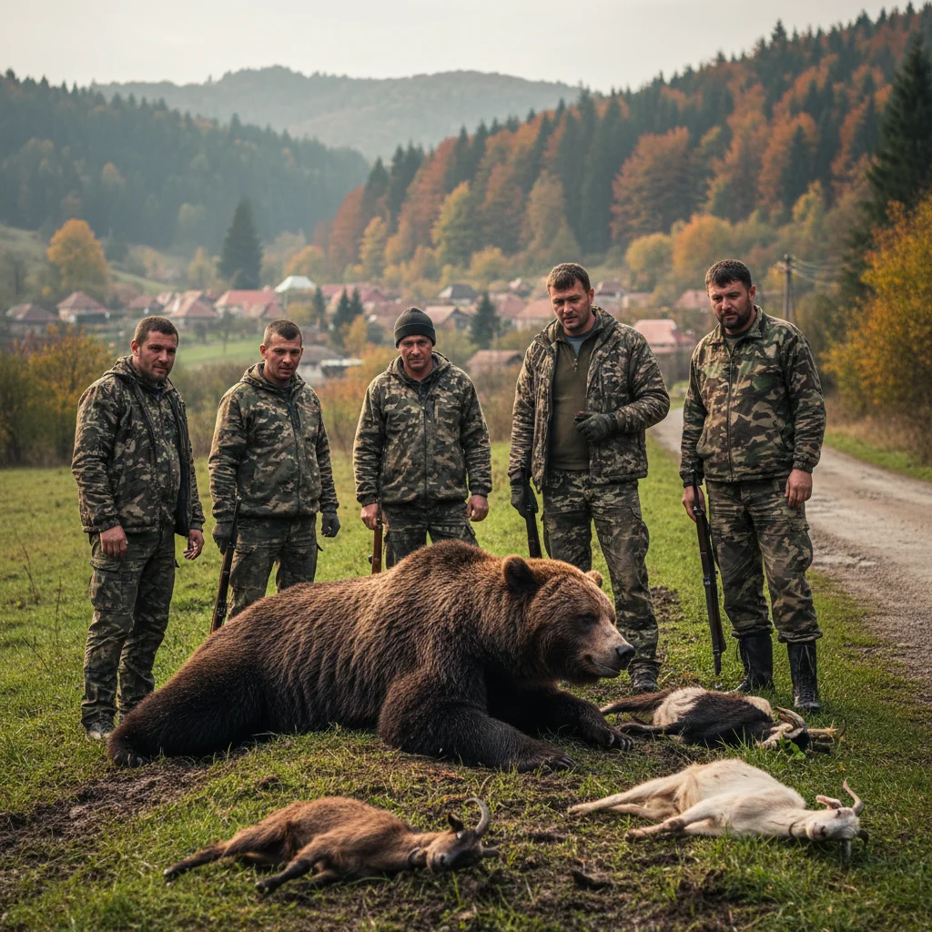 Ursul care a atacat caprele în comuna Gornet a fost împușcat