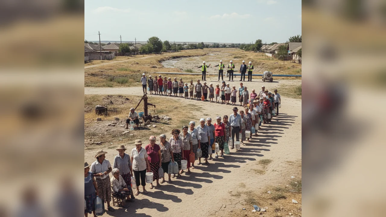 Zeci de mii de prahoveni fără apă potabilă, în ciuda promisiunilor autorităților